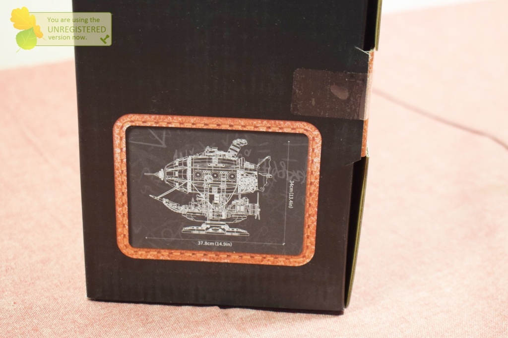 PANTASY Steampunk Airship Model Kit for Adults  Dual-Layer Zeppelin with Gear-Driven Mechanical System