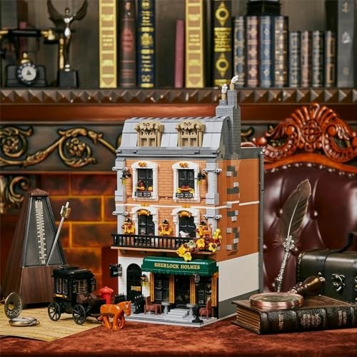 PopMarket - Sherlock Holmes 221B Baker Street Building Blocks Set - COLLECTIBLES - Multicolor