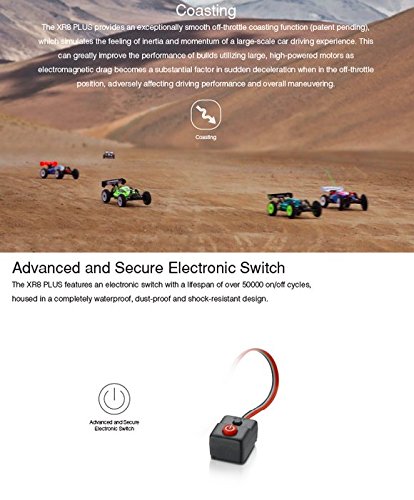 Hobbywing Xerun-Xr8-Plus ESC Speed Controller - Black HW30113300BK