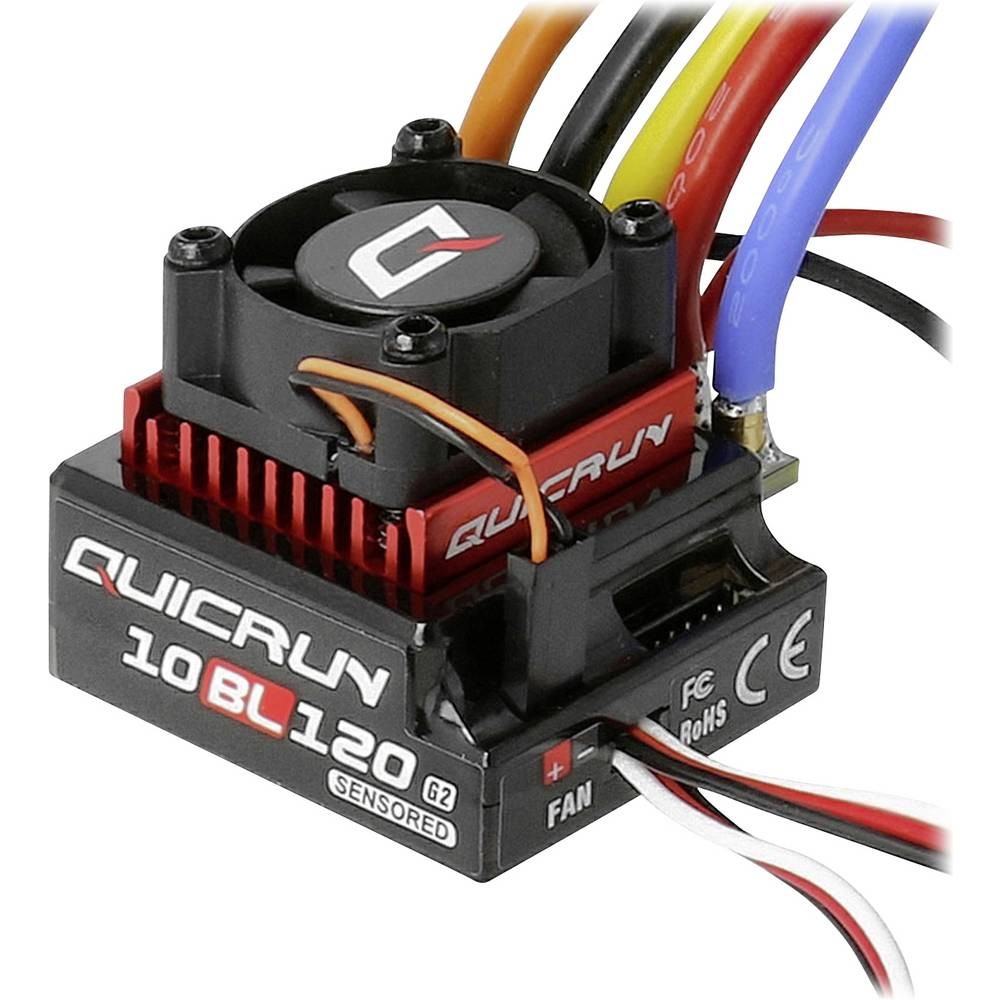 Hobbywing QuicRun 10BL120 G2 Variateur Brushless Sensored 120A 2-3S HW30125002