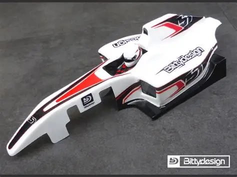 Bittydesign F1 Type-6R 1/10 clear body, Light weight