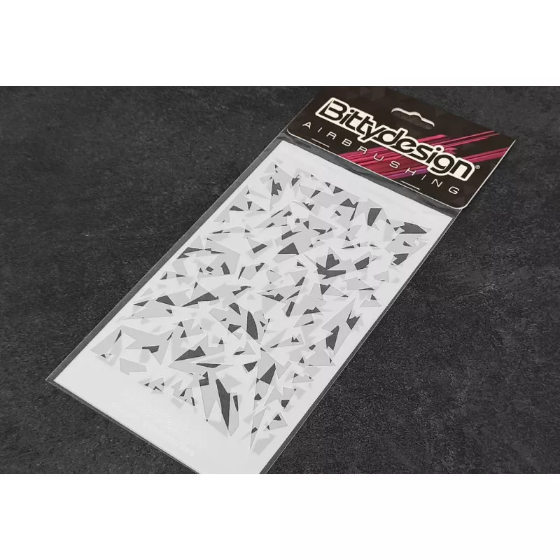 [BDSTC-018] Bittydesign Vinyl stencil - Camo Artic (A + B)