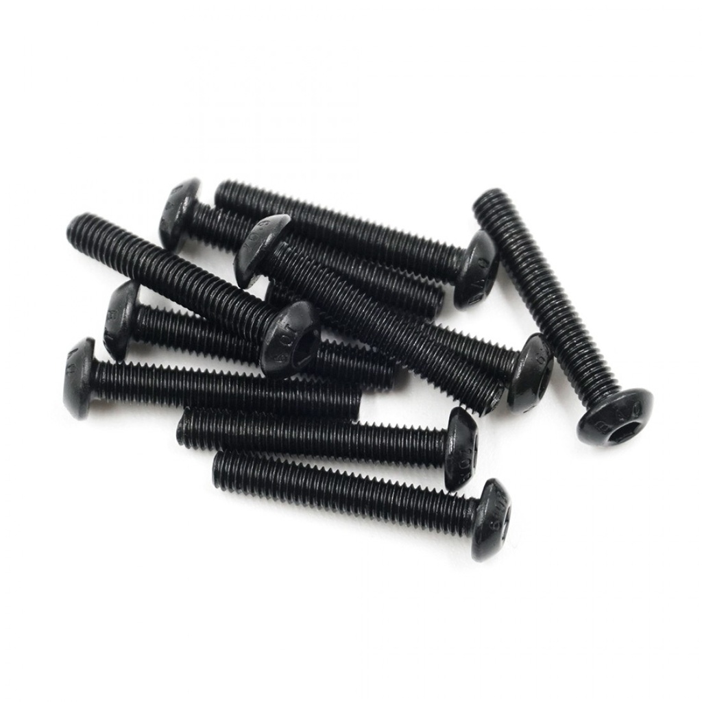 Xpress Button Head Hex Screw 3x18mm (x10) XP-40043
