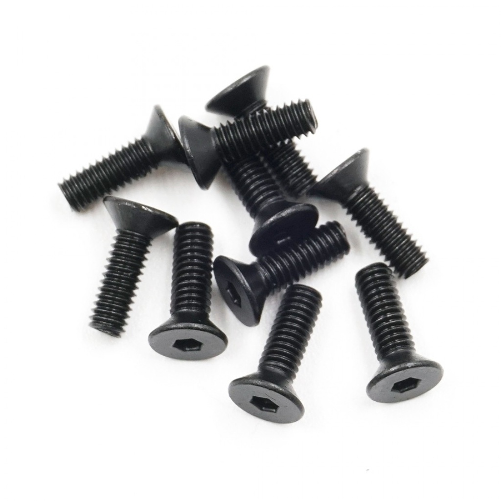 Xpress Flat Head Hex Screw 2.5x8mm 10pcs