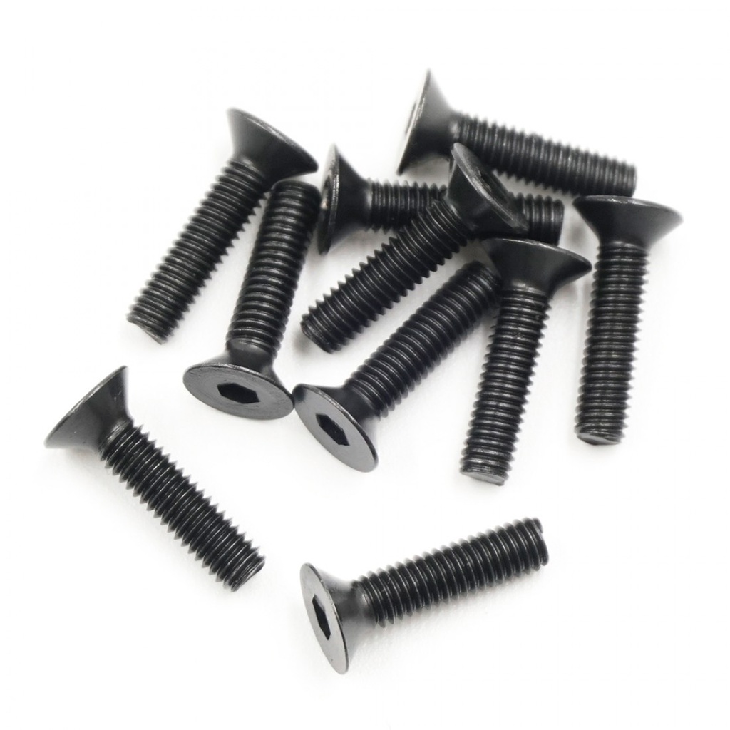 Xpress Flat Head Hex Screw 3x12mm 10pcs