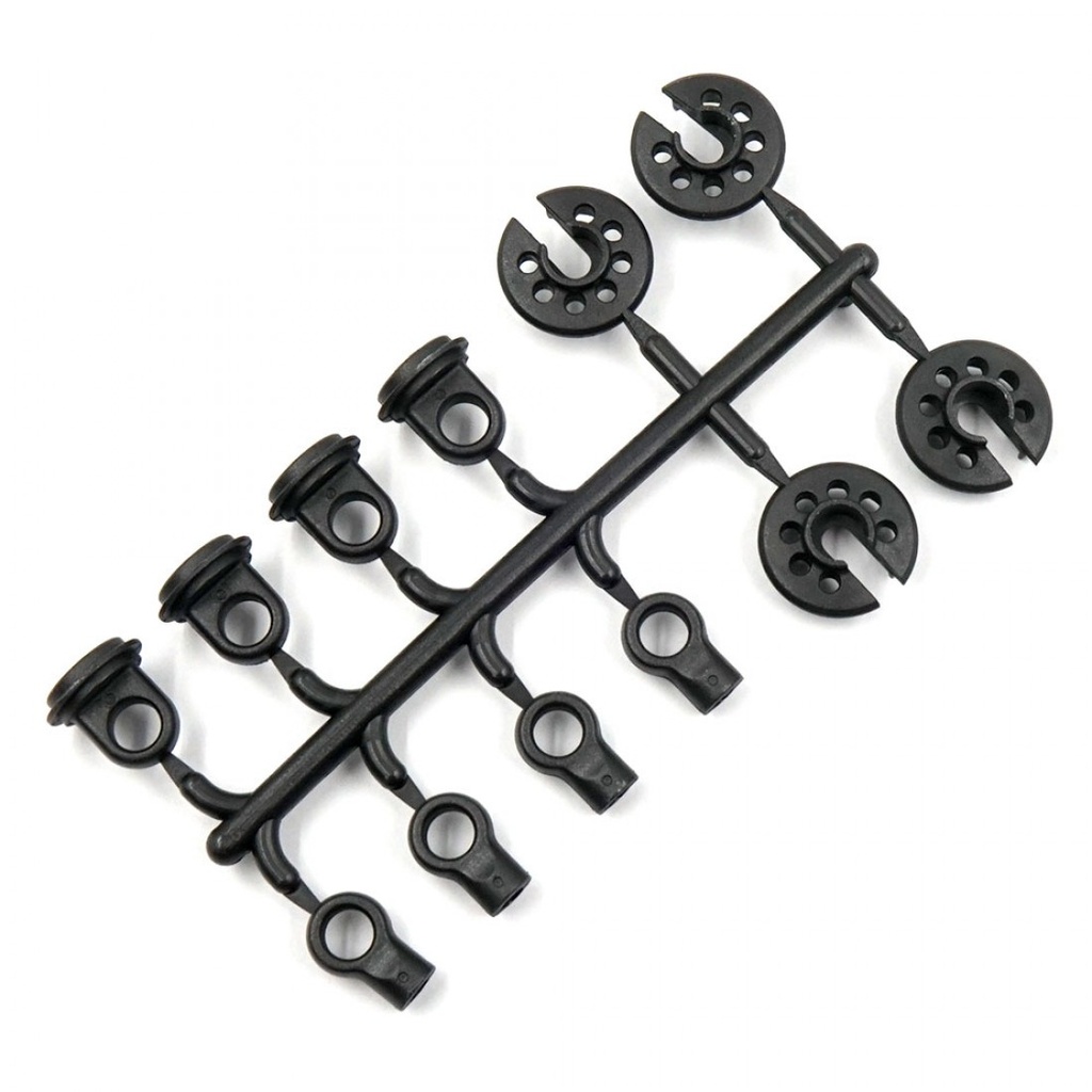 Xpress Black Composite Short Shock Parts For Execute XQ2S DR1S