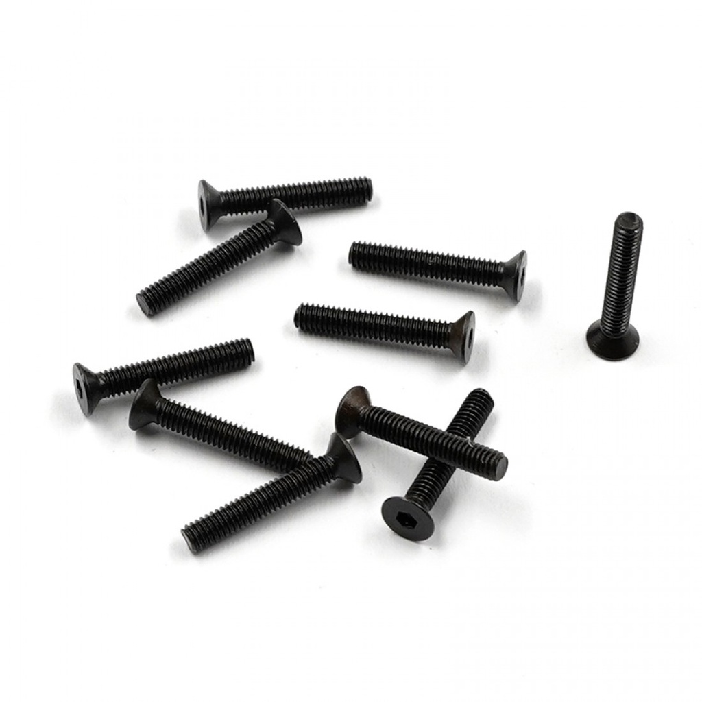 Xpress Flat Head Hex Screw M2.5x15mm (x10) XP-40200
