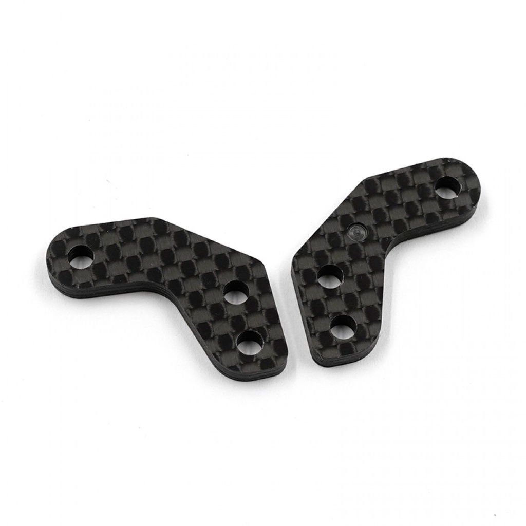 Xpress Graphite Knuckle Plate +1mm Offset Front (x2) XP-11148