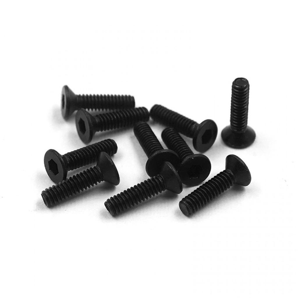 Xpress Flat Head Hex Screw M2x8mm (x10) XP-40260