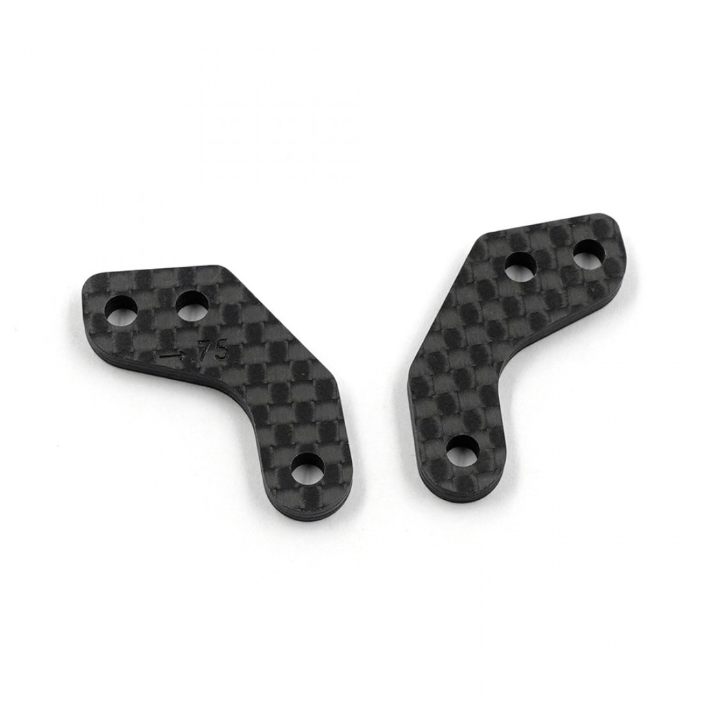 Xpress Graphite Knuckle Plate +0.75mm Offset Front (x2) XP-11183