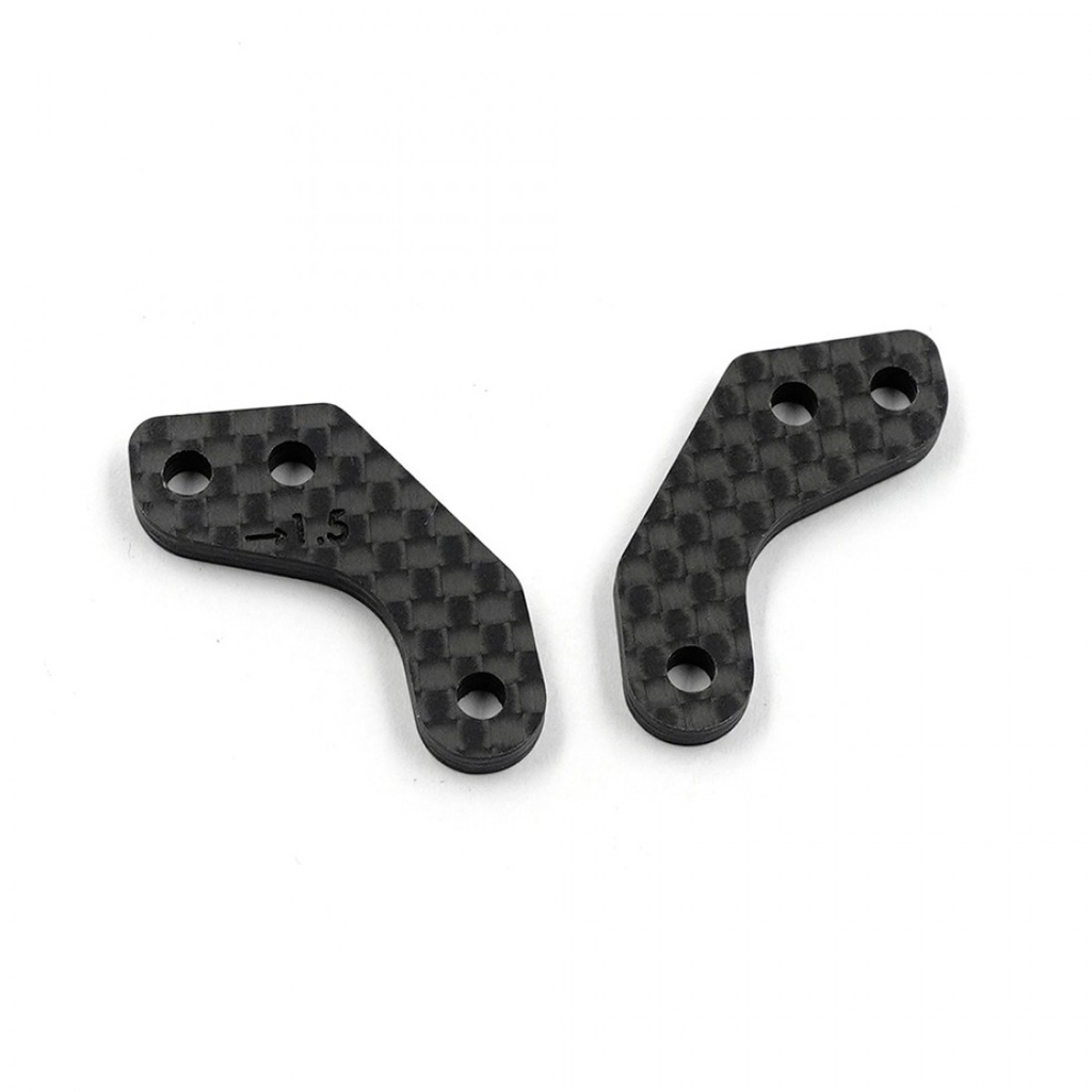 Xpress Graphite Knuckle Plate +1.5mm Offset Front (x2) XP-11184