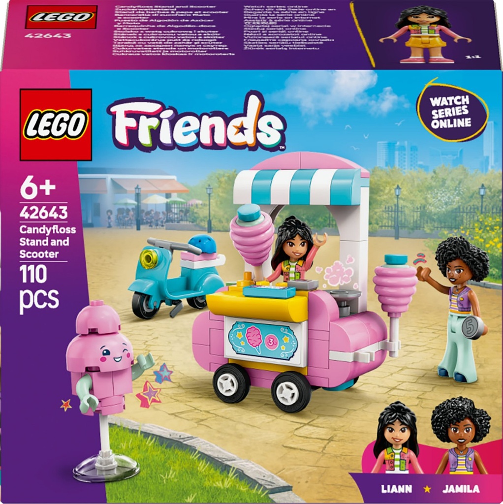 LEGO 42643 Friends Cotton Candy Stand and Scooter