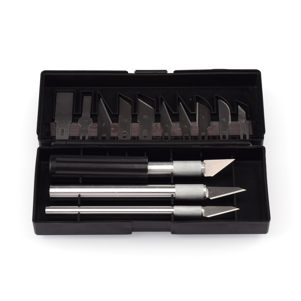Couteau de modélisme RUDDOG – set avec lames