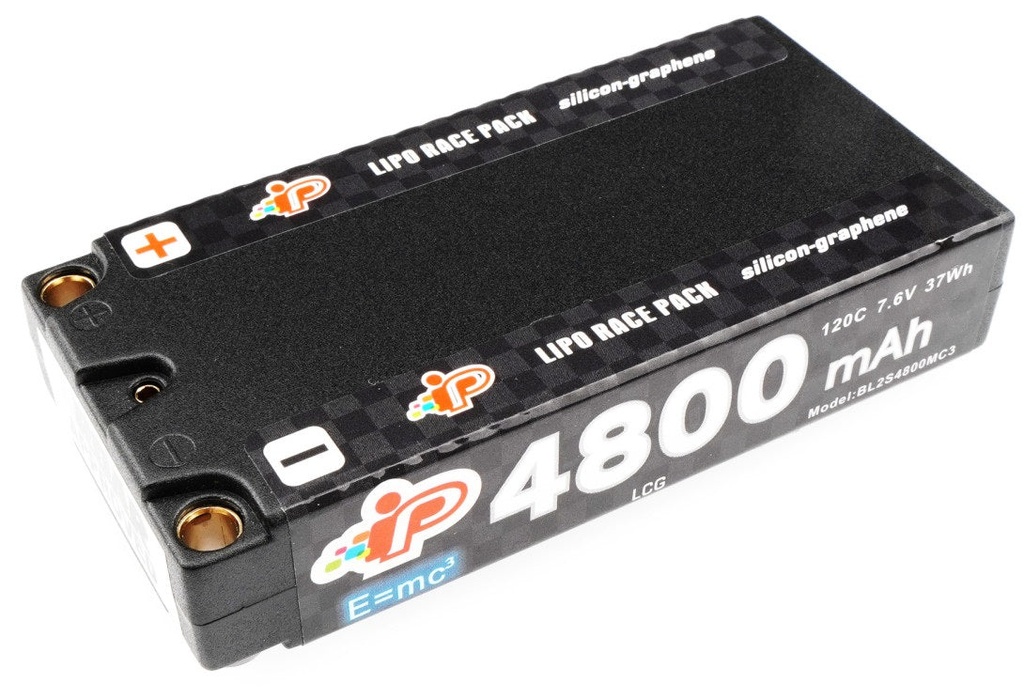 Intellect MC3 4800mAh 120C 7.6V LCG Graphene Shorty Pack LiHV IP-BL2S4800MC3