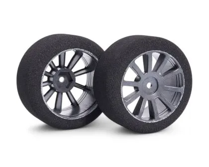Matrix 1/10 Rear AIR Carbon 37 Shore RC Model Tires (30mm | 64mm | 37sh)