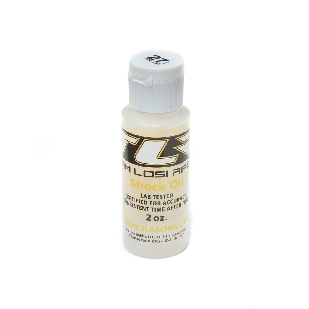 [TLR74005] Huile silicone amortisseur TLR 27,5WT (294 cSt) – 59 ml