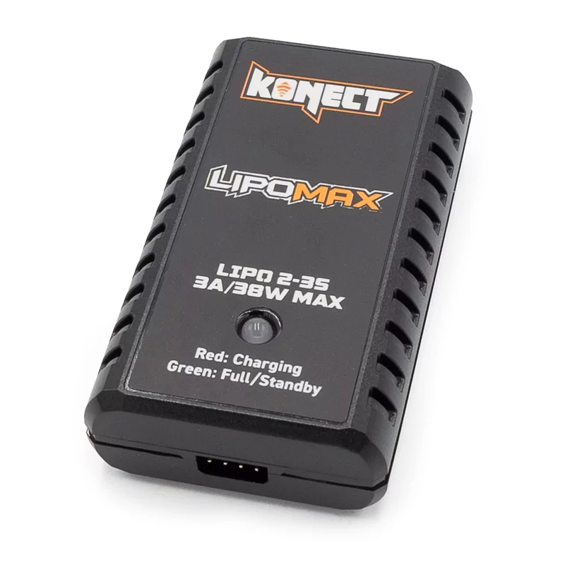 Chargeur Konect LipoMax Compact USB-C 38 W LiPo 2-3S