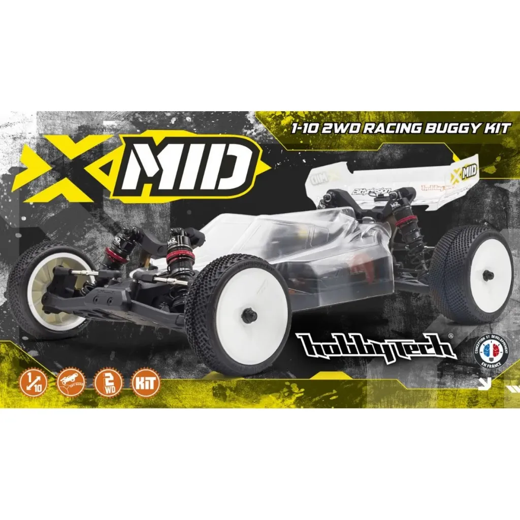 [8.XMID.KIT] Hobbytech XMid – buggy 2WD 1/10 à monter (kit)