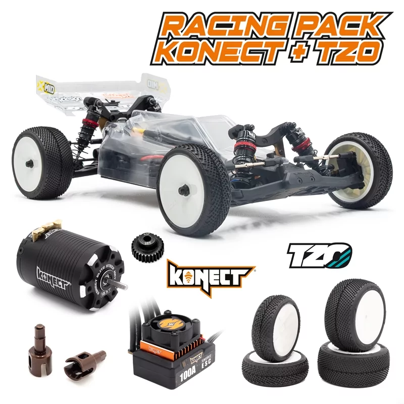 [8.XMID.COMBO-RACE] Hobbytech Xmid – Buggy 1/10 2 roues motrices kit Combo Race