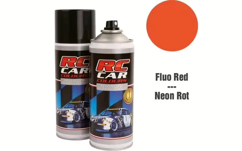 [RCC1005] RC Car Colours - Lexan Spray Rot Fluoreszierend 150ml Lexanfarbe