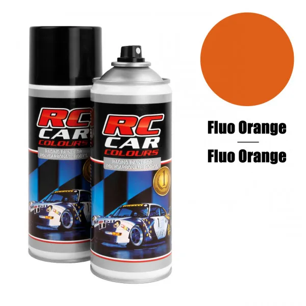 Peinture Lexan RC Car Colours Orange fluo – bombe 150 ml