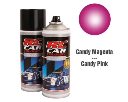 Peinture Lexan RC Car Colours Candy rose en bombe (150 ml)