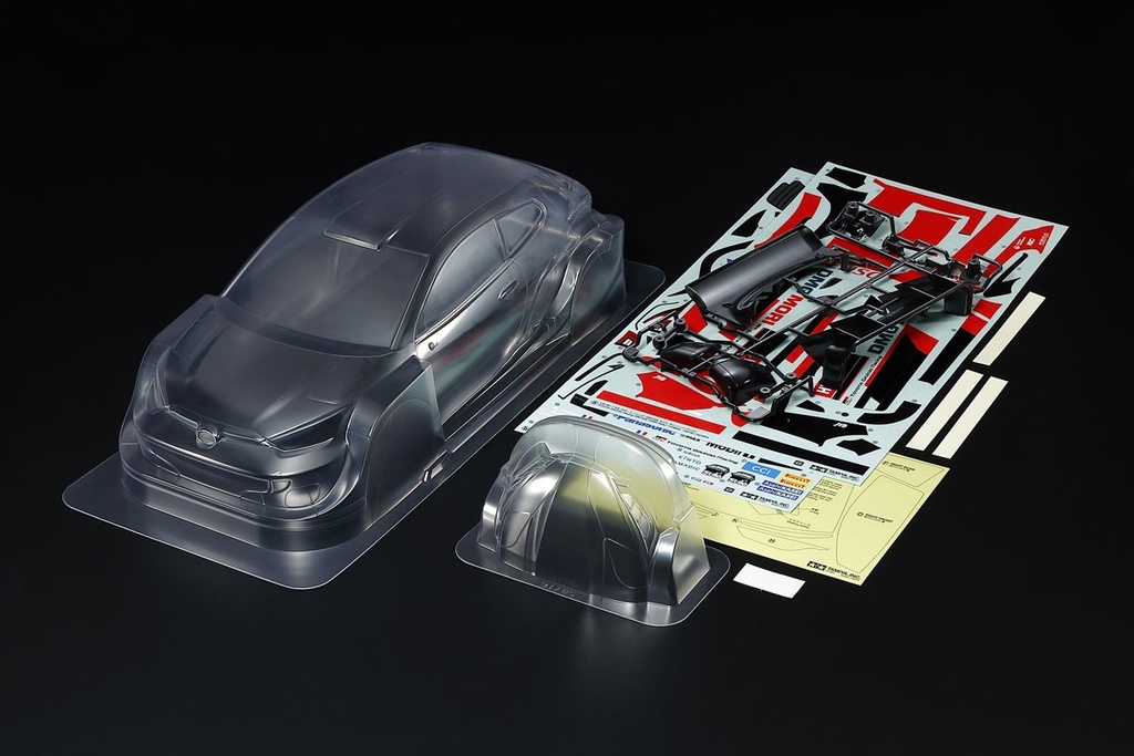 [51707] TAMIYA 51707 Kit Toyota GR Yaris Hybrid WB257-Accessories for Remote Control Car Replacement Body RC Model Making Multi-Colour