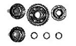 TAMIYA R / C Spare Parts SP-506 F-1 Gear Set