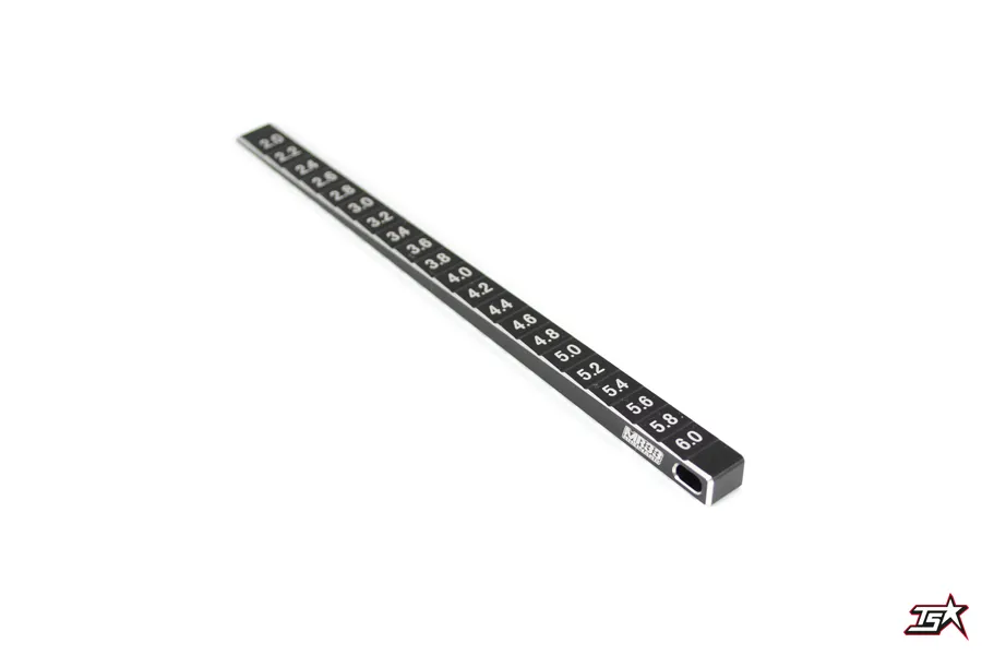 [MR33-RHG] MR33 Two Side Ride Height Gauge 2,0 - 6,1mm / 0,1mm Steps