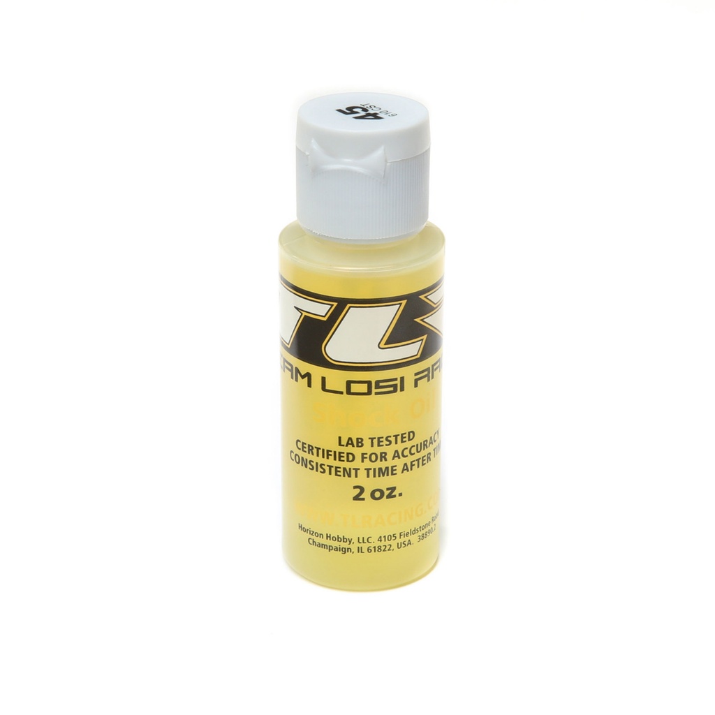 Huile silicone amortisseur TLR 45WT (610 cSt) – 59 ml