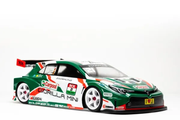 [ZR-0021-10] ZooRacing ZR-0021-10 - Gorilla MINI - 1:10 M-Chassis Mini Touring Car Body - WB210 / WB225 - 1.0mm