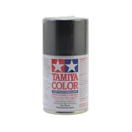 [86063] Tamiya Polycarbonate Spray Paint (100ml) - Bright Gun Metal