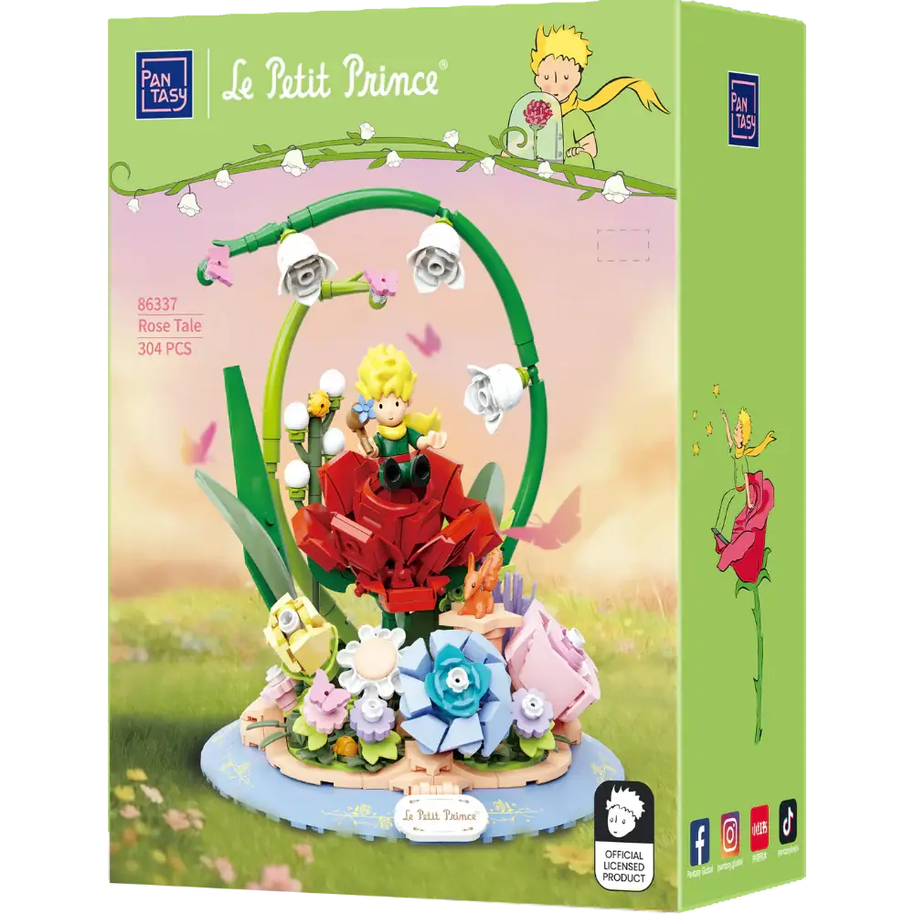 Pantasy Le Petit Prince 86337 – Conte de rose (304 pièces)
