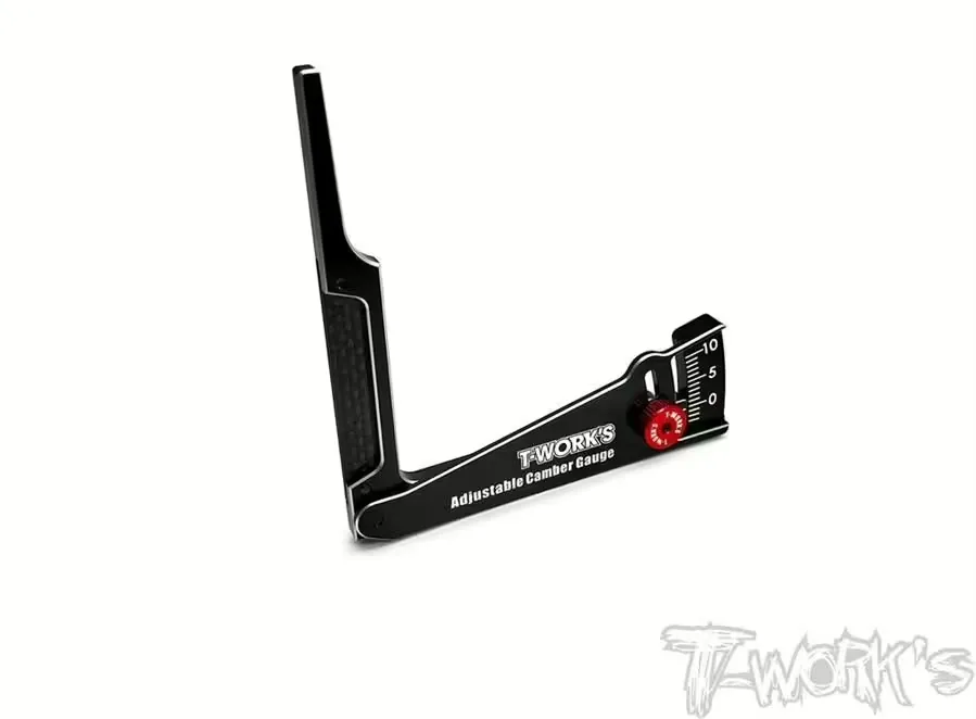 [TT-108] Jauge de carrossage réglable T-Work's aluminium 1/8 et 1/10