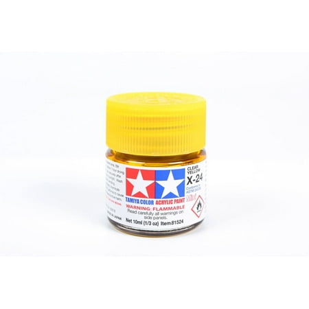 Tamiya Acrylic Mini X-24 Clear Yellow 10mL Paint 81524