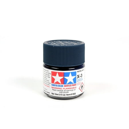 Tamiya Acrylic Mini X-3 Royal Blue 10mL Paint 81503