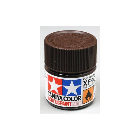 [XF-10] Tamiya Acrylic Flat Paint (10ml) - Flat Brown
