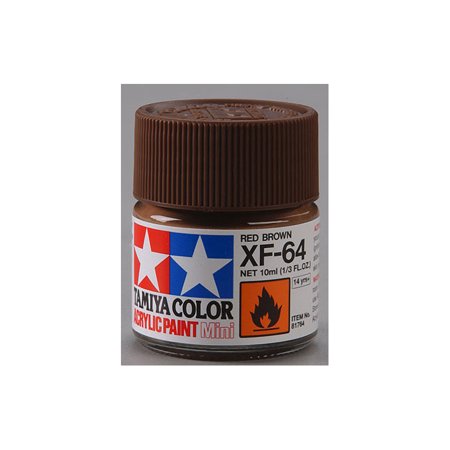 [XF-64] Tamiya Acrylic Flat Paint (10ml) - Red Brown