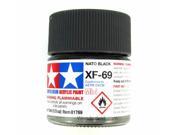 Tamiya Acrylic Flat Paint (10ml) - Nato Black