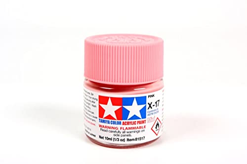 Tamiya Acrylic Mini X-17 Pink 10mL Paint 81517
