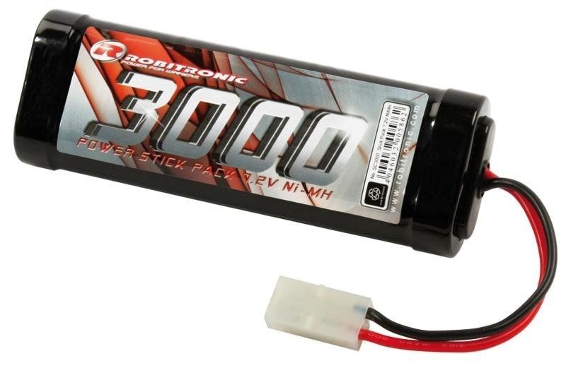 [SC3000] Robitronic Stick Pack NiMH 7,2V 3000mAh Akku