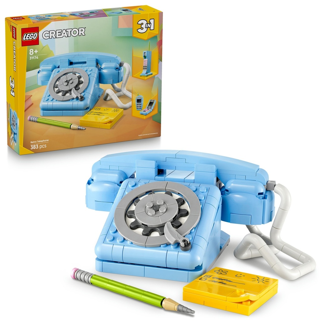 LEGO 31174 Retro Telephone - Creator 3-in-1