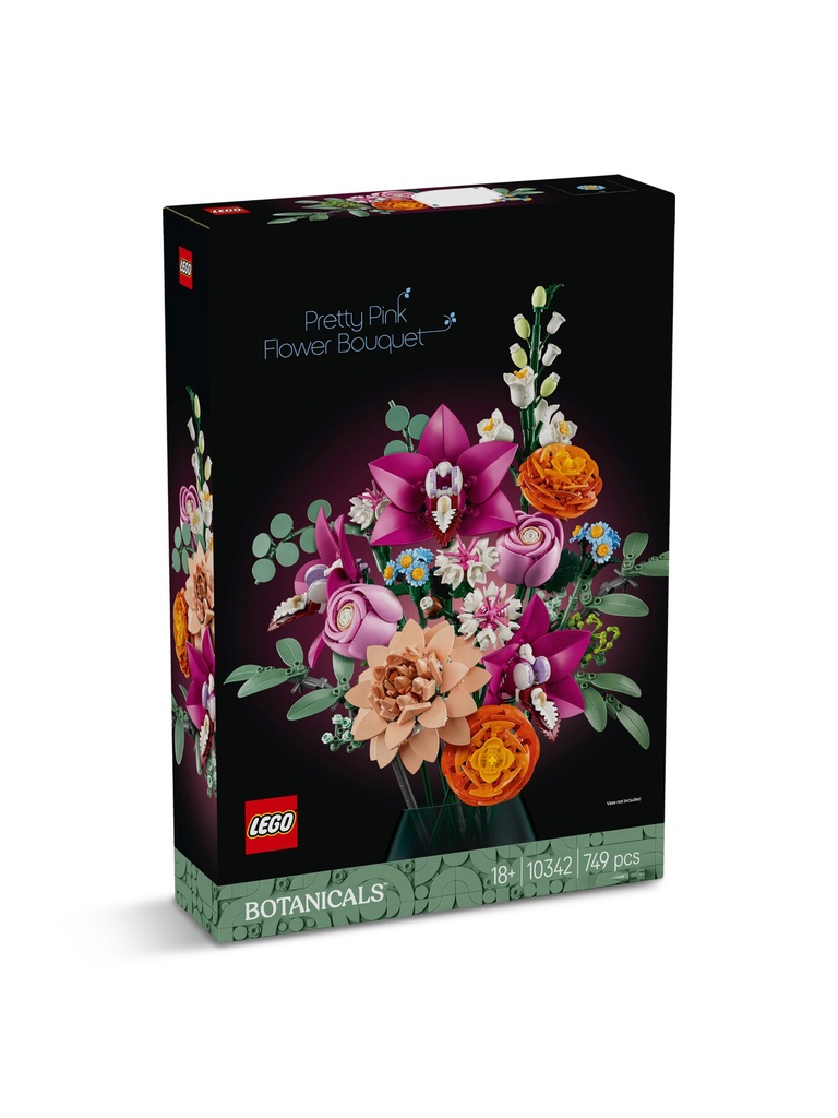 [10342] LEGO 10342 - Icons Botanical Pretty Pink Flower Bouquet
