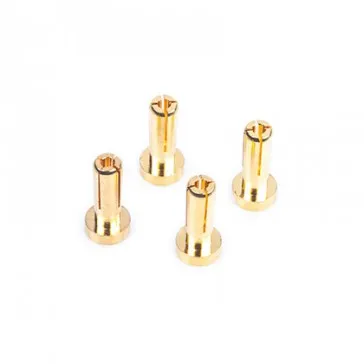 [999203] 4mm Gold Connectors - 18mm length (4 pcs.)