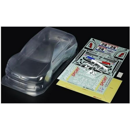 Carrosserie Tamiya Peugeot 306 Maxi – Rally 1/10 257 mm (transparente)