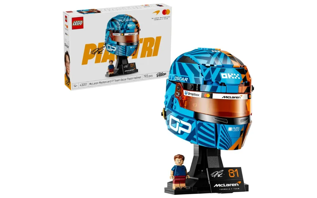 LEGO Editions McLaren Mastercard F1 Team Casque d’Oscar Piastri
