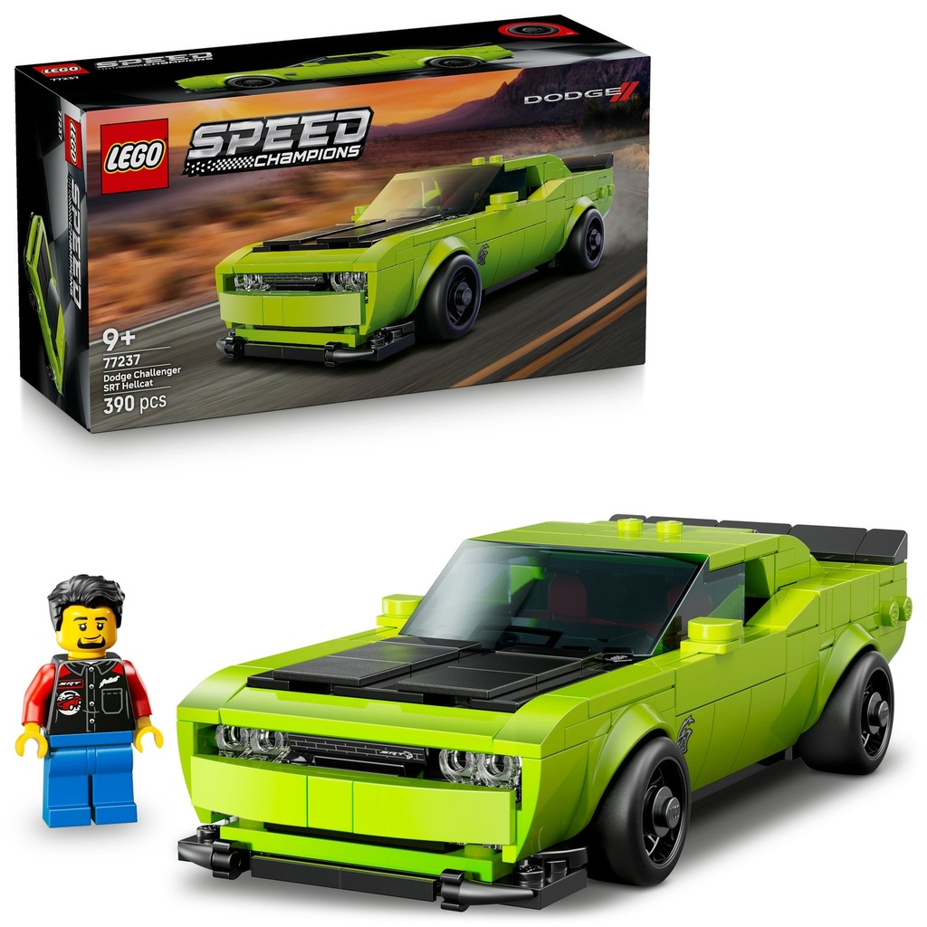 [77237] LEGO 77237 Dodge Challenger SRT Hellcat Sports Car - SPEED Champions