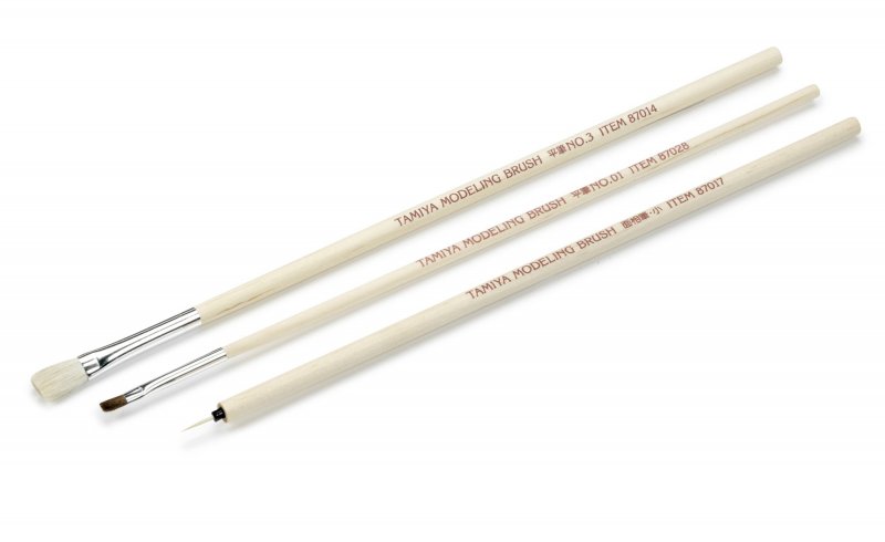 [87066] Tamiya Modeling Brush Basic Set (87066)