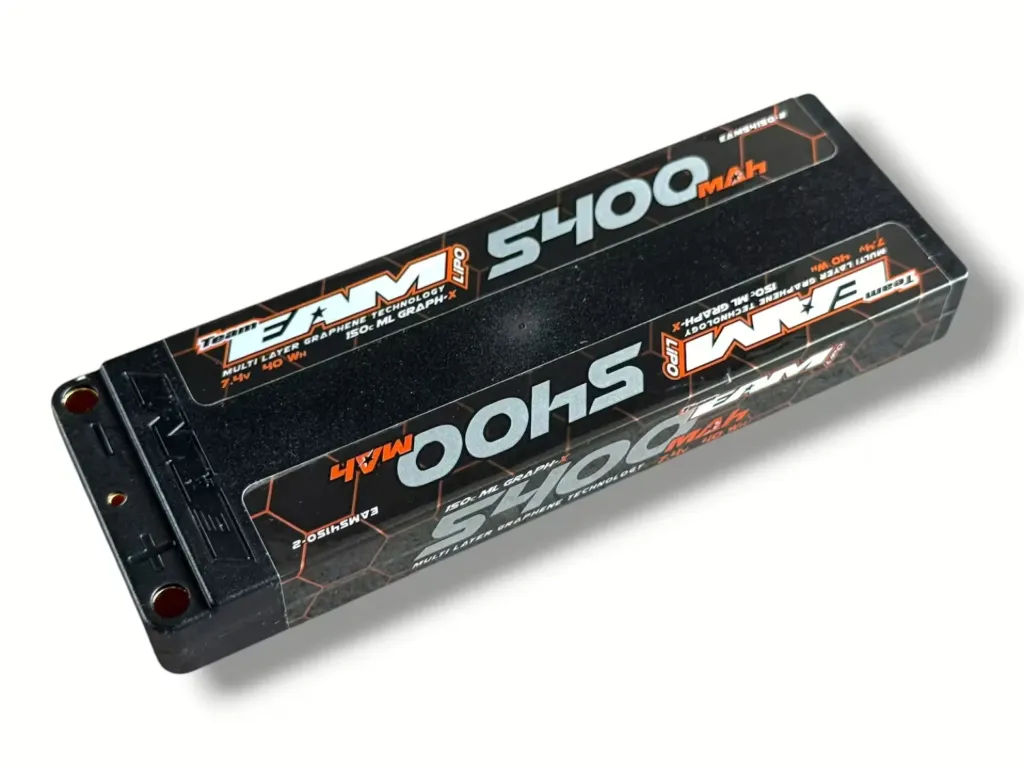 Team EAM - Multi Layer Graph-X 5400mAh - 150C - 7,4V - 220g, - 16,5mm - 2S UUULCG LiPo