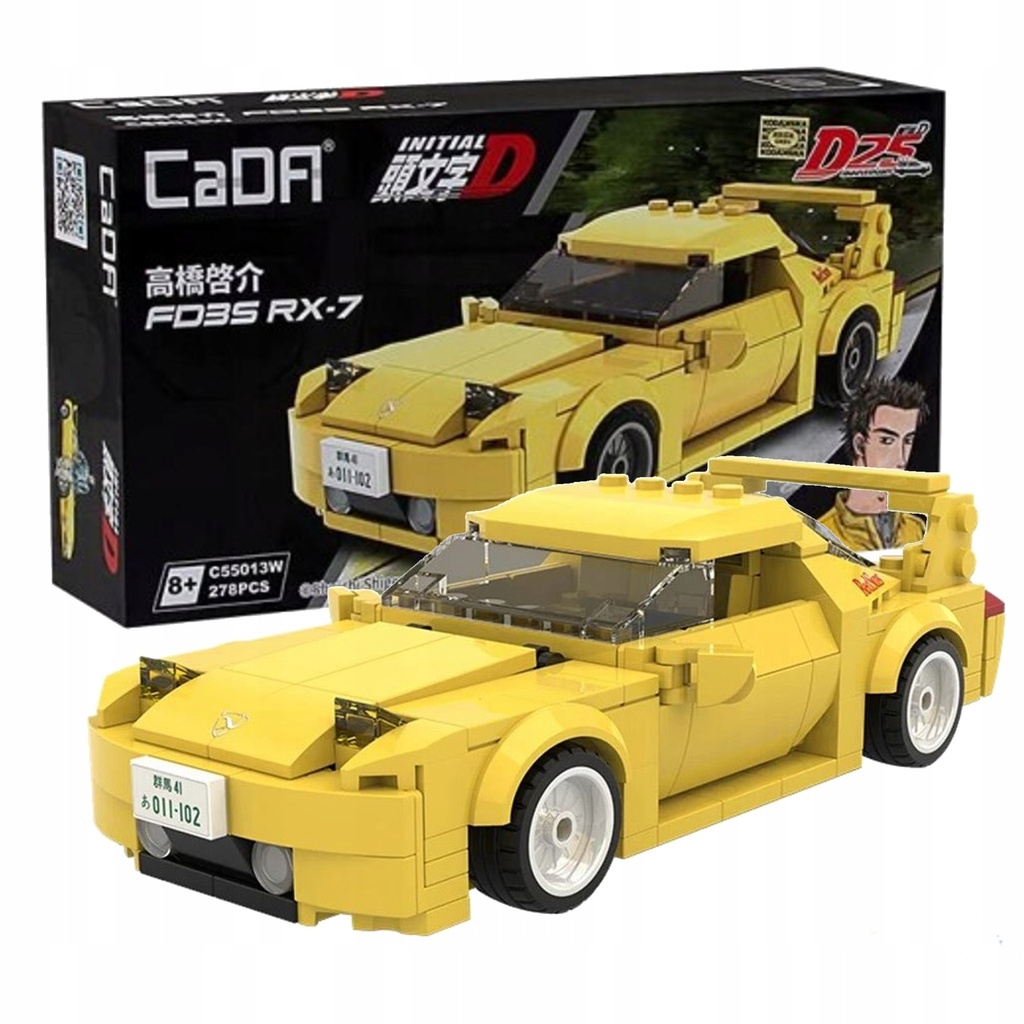CaDA Initial D C55013W – Mazda RX-7 FD3S de Keisuke Takahashi (1/24)